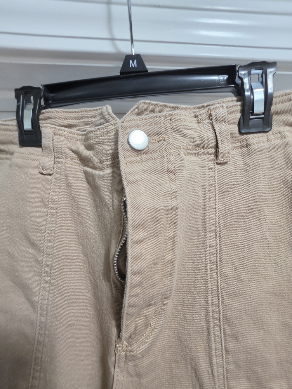 Womens Beige Ankle Jeans - Picture 2 of 5